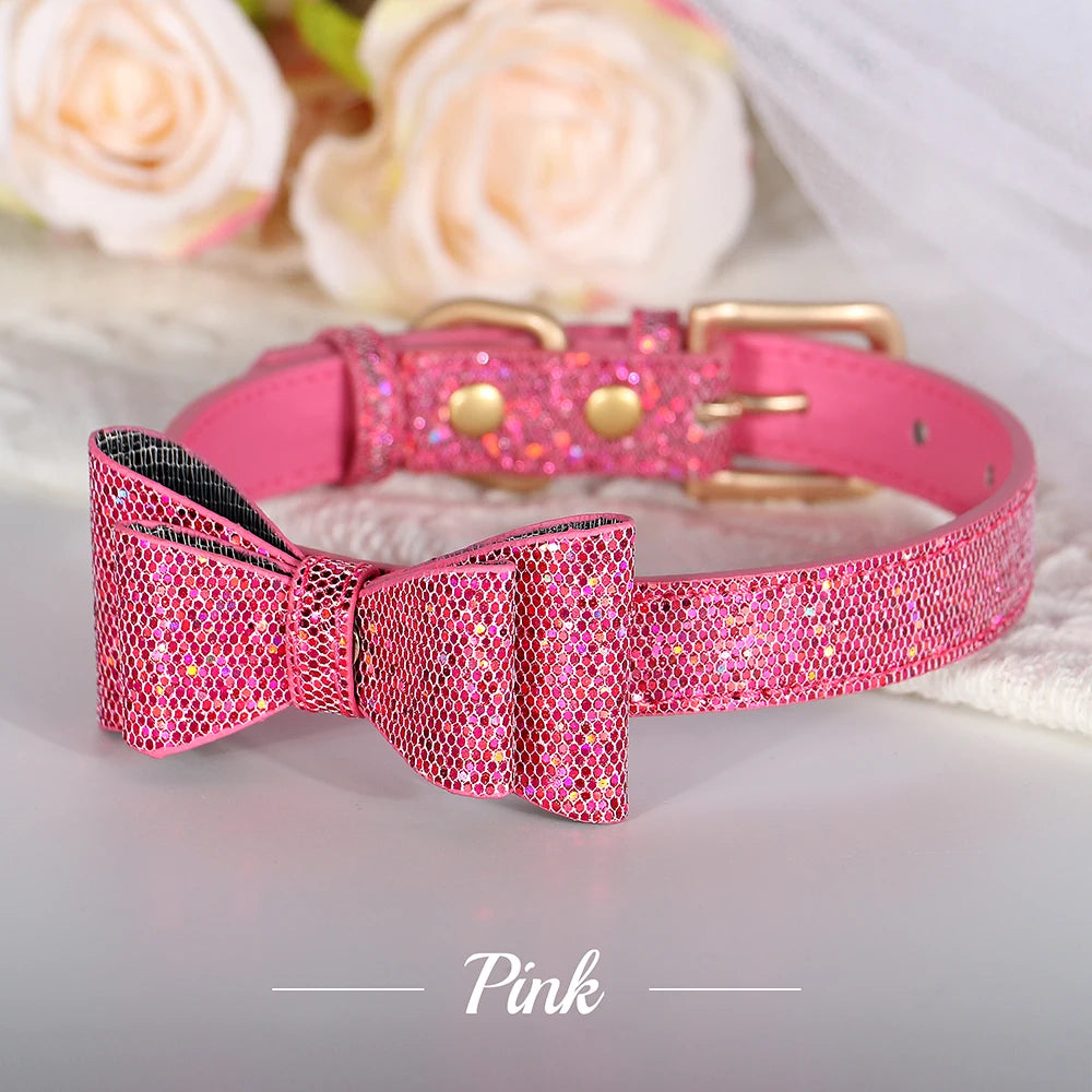Puppy Cat Collars Bling Kitten Dog Necklace Adjustable - PeticaDeals