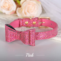 Puppy Cat Collars Bling Kitten Dog Necklace Adjustable - PeticaDeals