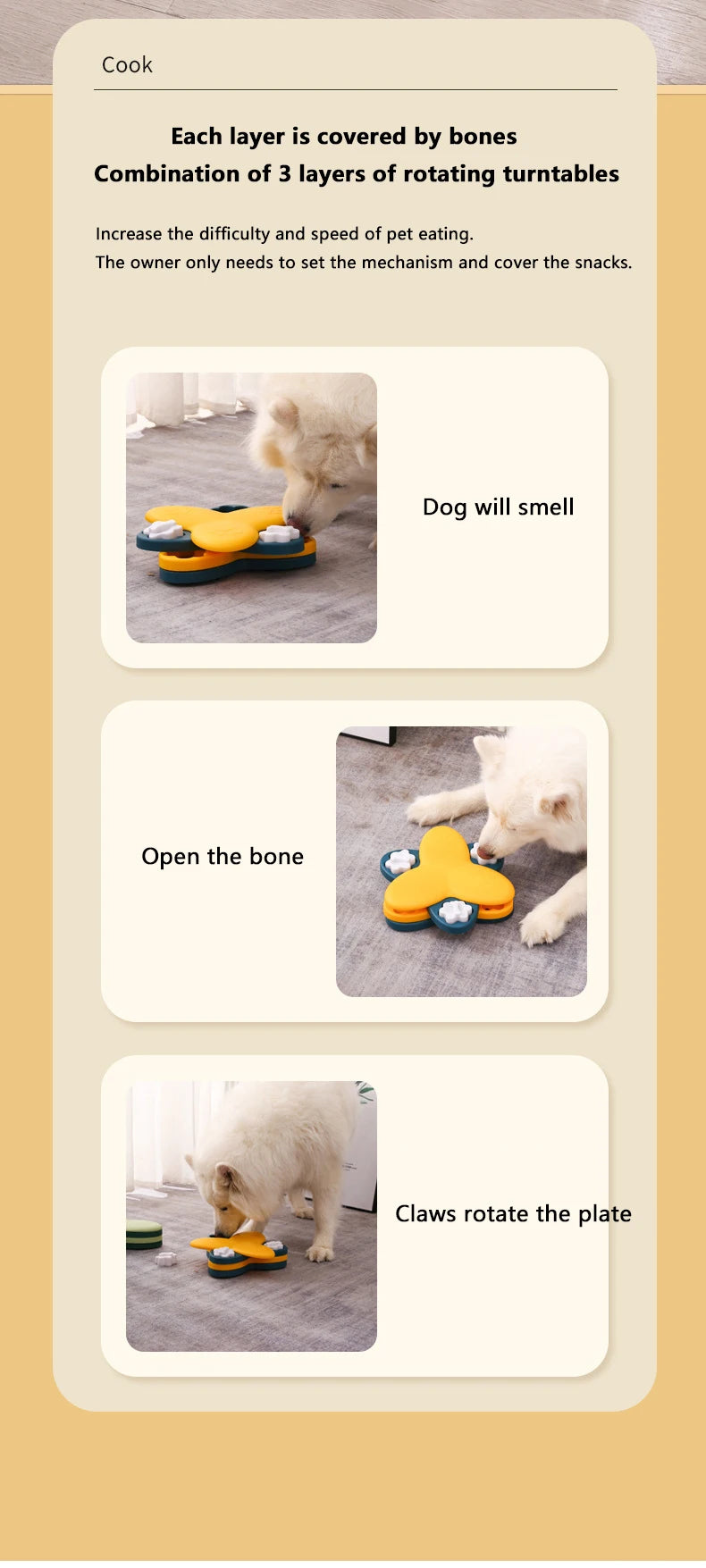 Puzzle Toys & Training Game For Cat Dogs - PeticaDeals