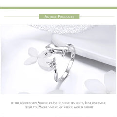 Real 925 Sterling Silver Cute Cat Animal Jewelry Set Pet Ring Necklace Earrings for Women Party Original Fine Jewelry - PeticaDeals