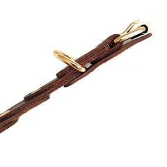 Real Leather Dog Collar Genuine Leather Buckle Connection Collar Durable - PeticaDeals