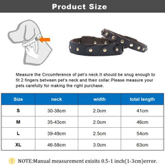 Real Leather Dog Collar Genuine Leather Buckle Connection Collar Durable - PeticaDeals