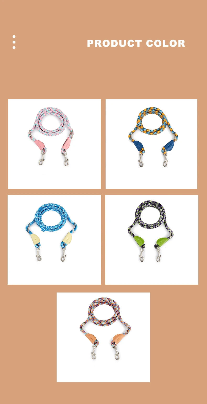 Reflective Series Dog Leash For Small Medium & Large - PeticaDeals