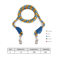 Reflective Series Dog Leash For Small Medium & Large - PeticaDeals