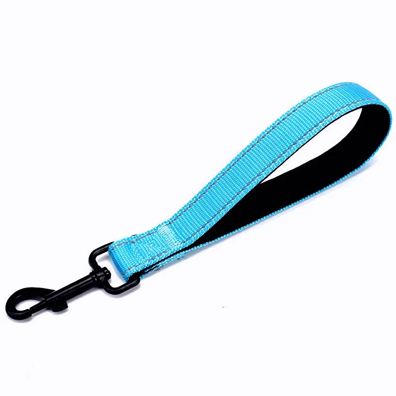 Reflective Short Leash for Medium Large Dog Walking Soft Padded Handle Dog Leashes Short Pet Chain - PeticaDeals