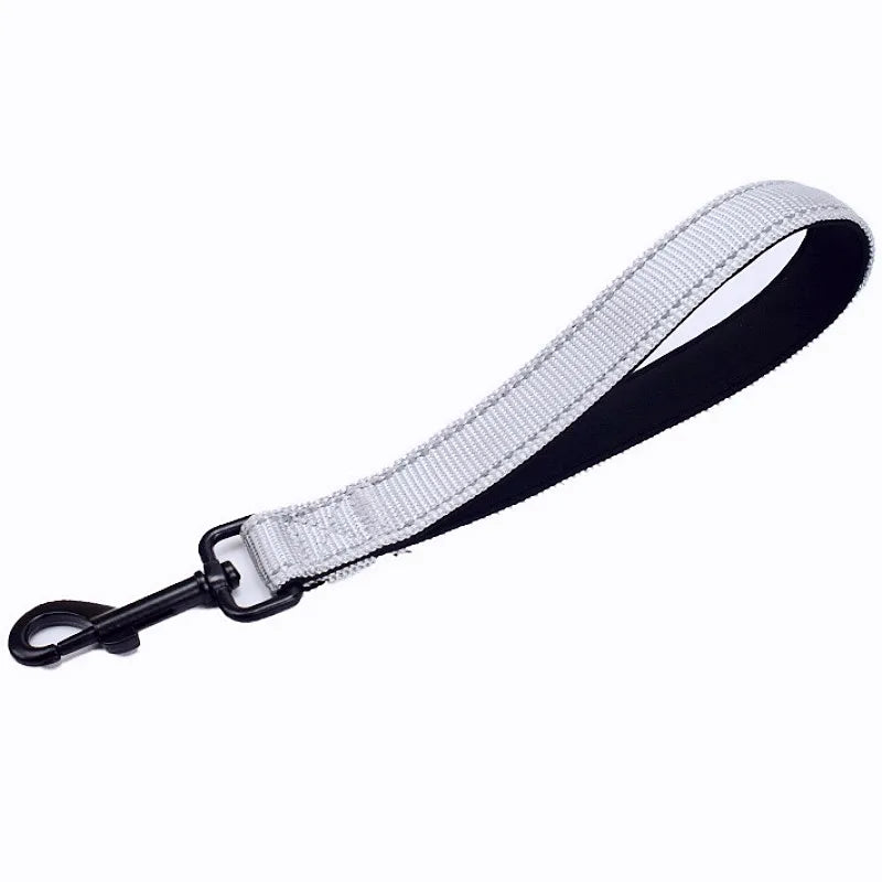 Reflective Short Leash for Medium Large Dog Walking Soft Padded Handle Dog Leashes Short Pet Chain - PeticaDeals