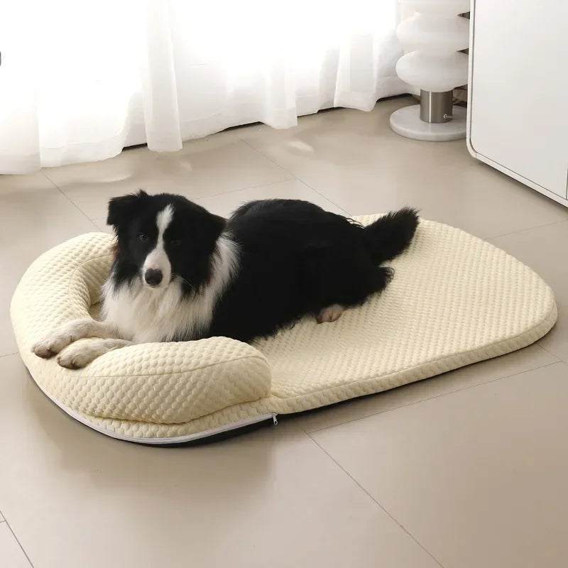 Removable Summer Dog & Cat Bed Ice Silk Cooling - PeticaDeals