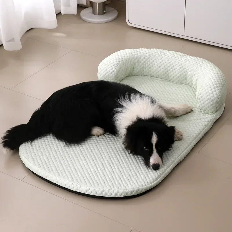 Removable Summer Dog & Cat Bed Ice Silk Cooling - PeticaDeals