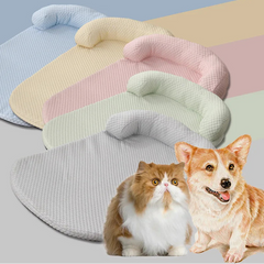 Removable Summer Dog & Cat Bed Ice Silk Cooling - PeticaDeals