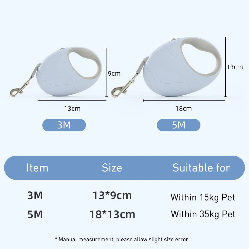 Retractable Dog Cat Rope for Small Medium Pet - PeticaDeals