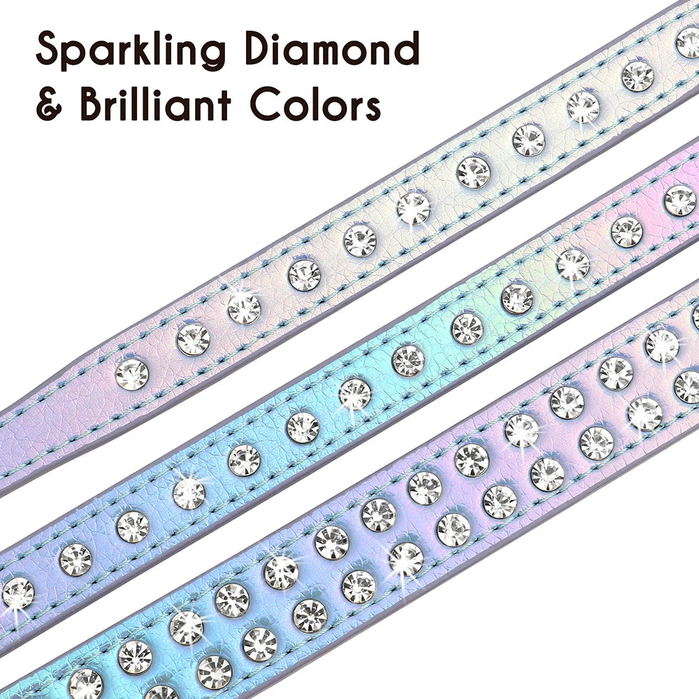 Rhinestone Dog & Cats Collar Shining Diamond - PeticaDeals