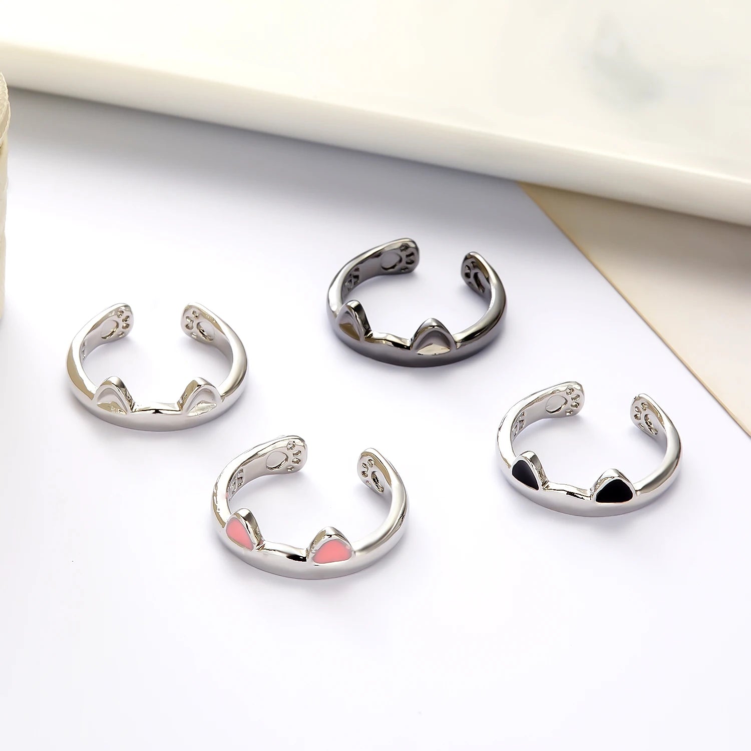 Ring For Women Cat's Paw Embrace Tightly Opening Finger - PeticaDeals