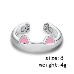 Ring For Women Cat's Paw Embrace Tightly Opening Finger - PeticaDeals