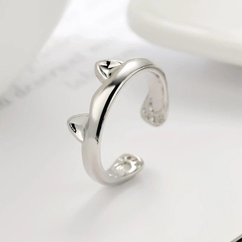 Ring For Women Cat's Paw Embrace Tightly Opening Finger - PeticaDeals