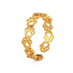 Ring Stainless Steel Adjustable - PeticaDeals