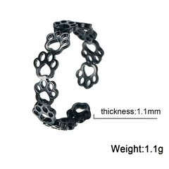 Ring Stainless Steel Adjustable - PeticaDeals