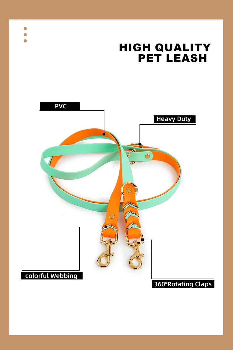 Rope Colorful Multifunctional Luxury Handmade Leash For Medium Large Dogs - PeticaDeals