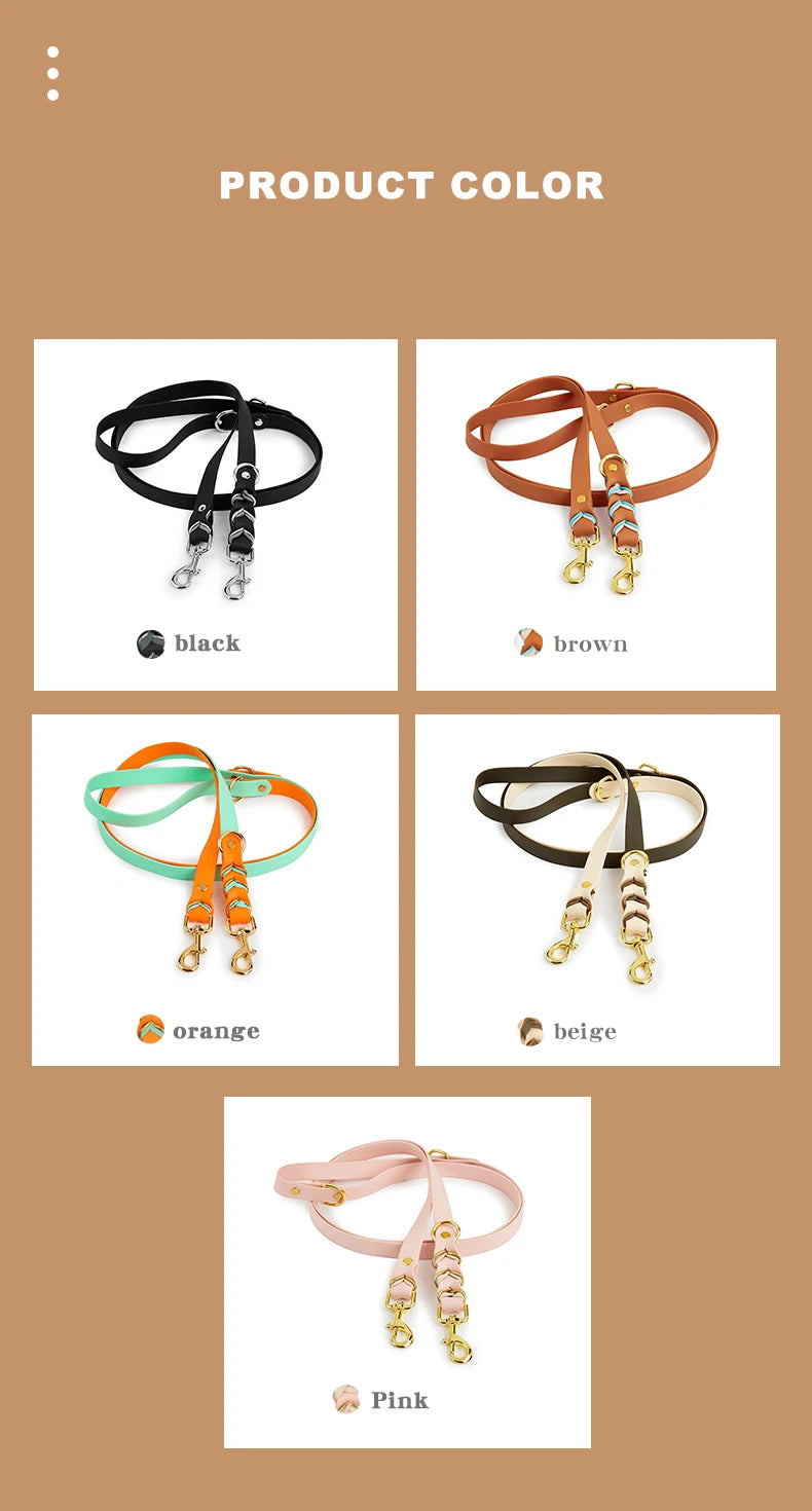 Rope Colorful Multifunctional Luxury Handmade Leash For Medium Large Dogs - PeticaDeals