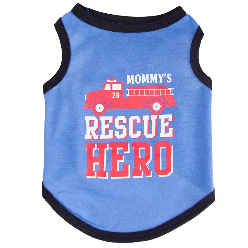 Summer Cotton Pet Vest for Small Dogs & Cats - PeticaDeals