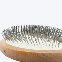 Dog Comb Wooden Handle Dog Brush Pet Grooming Comfortable Handle Combs for Cats