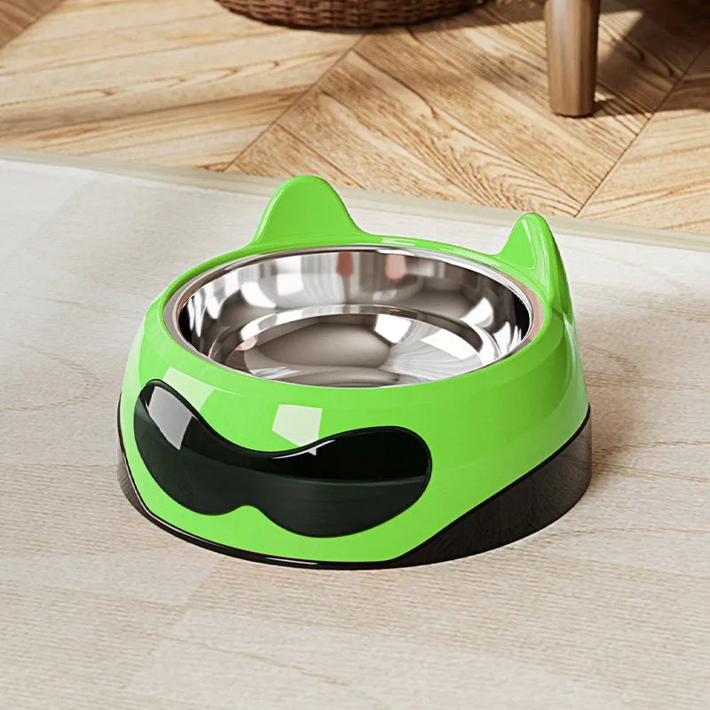 New Dog Bowls Beveled To Protect Neck Spine - PeticaDeals