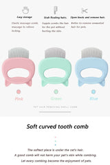 Shell comb English short floating hair removal comb Pet - PeticaDeals