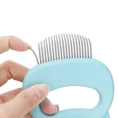 Shell comb English short floating hair removal comb Pet - PeticaDeals