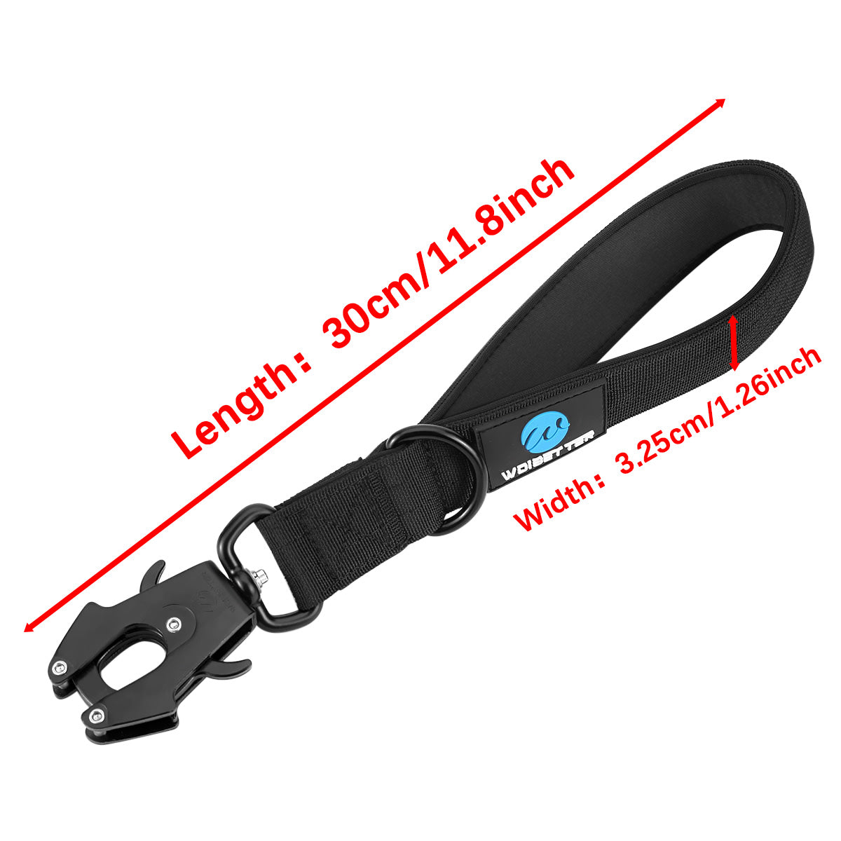 Short Dog Leash Padded Handle Heavy Duty Short Nylon Dog Lead - PeticaDeals