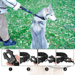 Short Dog Leash Padded Handle Heavy Duty Short Nylon Dog Lead - PeticaDeals