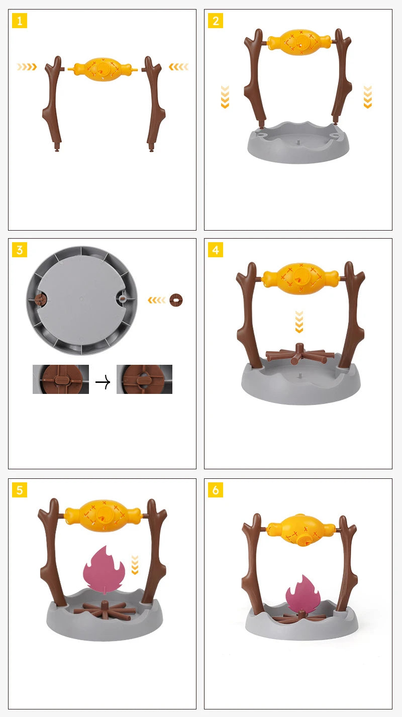 Simulated barbecue Cat Toy Interactive Educational Pet Toy Rolling Leakage Food Cat Toy - PeticaDeals