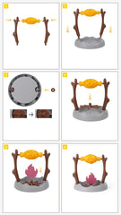 Simulated barbecue Cat Toy Interactive Educational Pet Toy Rolling Leakage Food Cat Toy - PeticaDeals