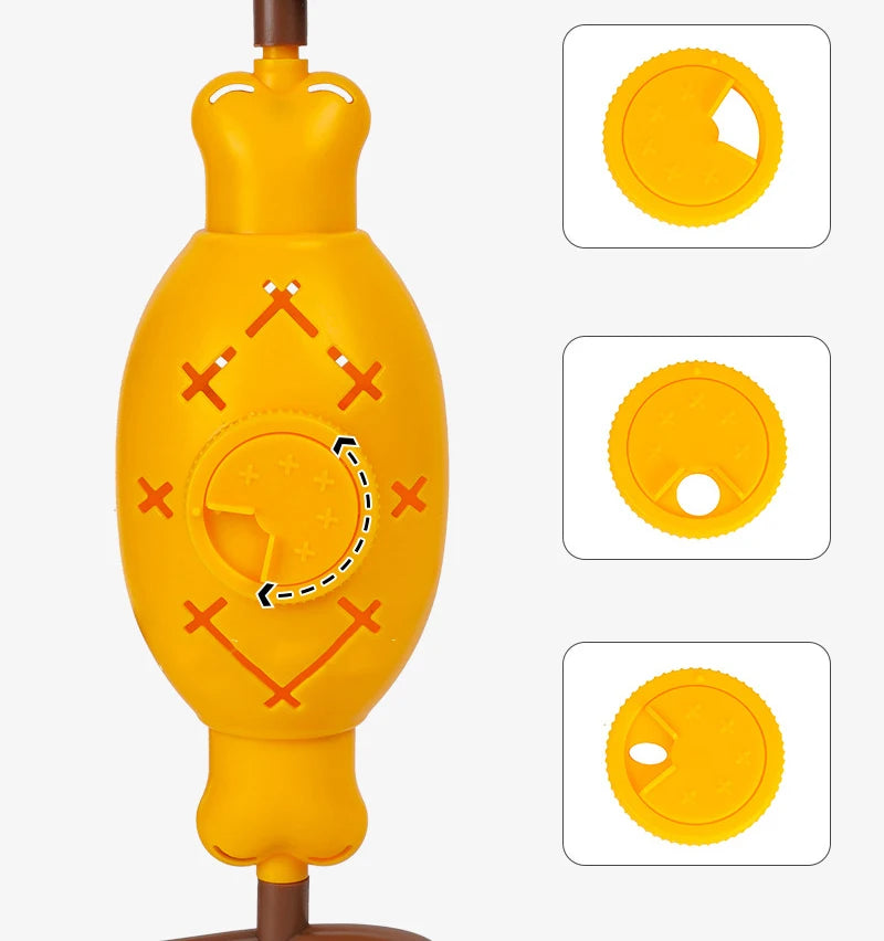 Simulated barbecue Cat Toy Interactive Educational Pet Toy Rolling Leakage Food Cat Toy - PeticaDeals