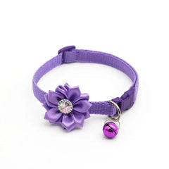 Small Cat Dog Collar Flower Neck Strap Adjustable - PeticaDeals