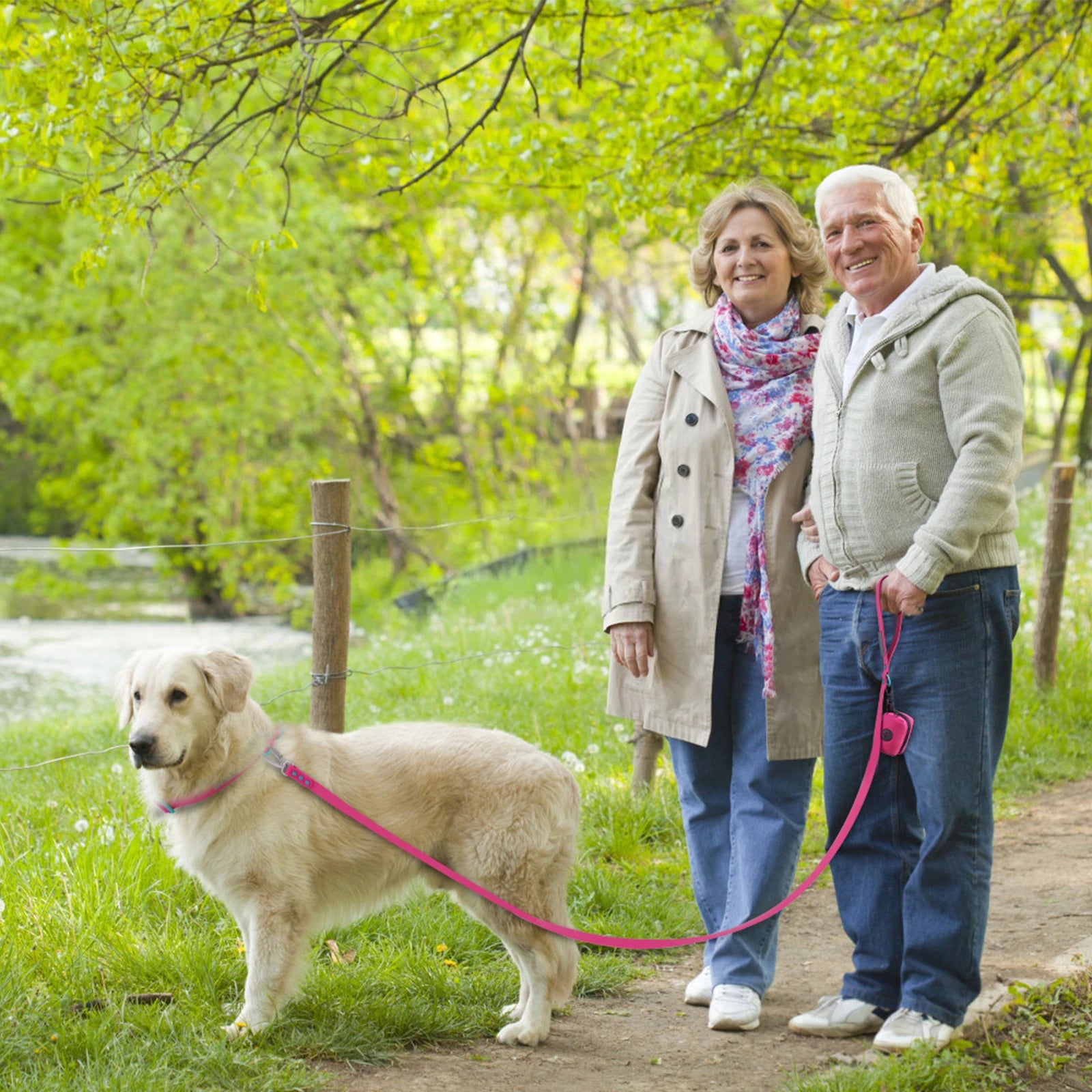 Small Dog Leash New Generation Medium Automated Hook Leash For Dog Walking - PeticaDeals