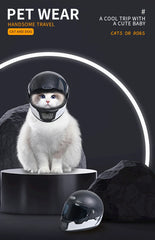 Small Pet Motorcycle Helmet Cat Dog Puppy - PeticaDeals