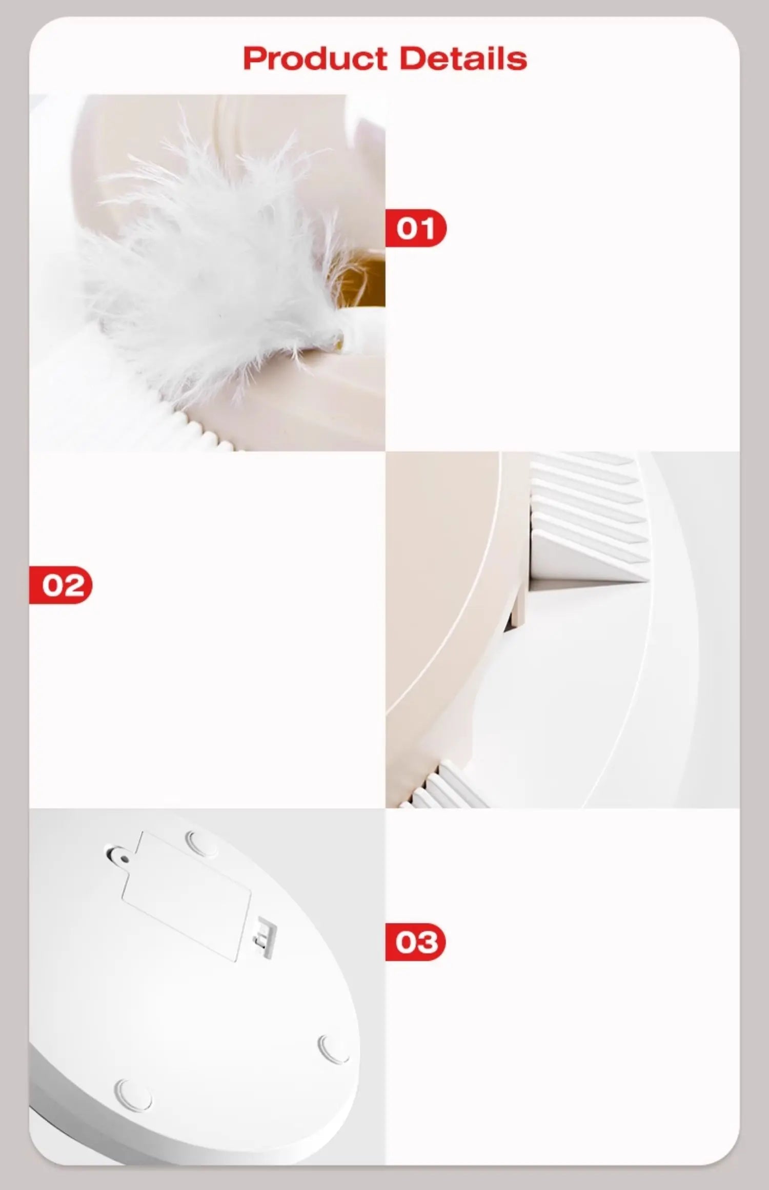‌Smart Self-Play Cat Toy with Feather Wand - Auto Rotating Teaser for Boredom Relief - PeticaDeals
