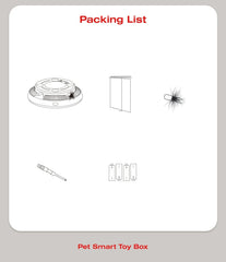 ‌Smart Self-Play Cat Toy with Feather Wand - Auto Rotating Teaser for Boredom Relief - PeticaDeals