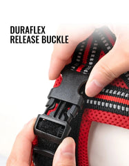 Soft Mesh Padded Nylon Reflective Easy Put-On Dog Harness - PeticaDeals