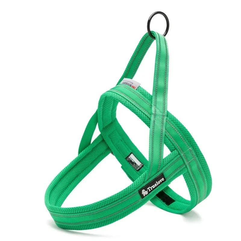 Soft Mesh Padded Nylon Reflective Easy Put-On Dog Harness - PeticaDeals320276|49320120353044|49320120385812|49320120418580|49320120451348