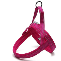 Soft Mesh Padded Nylon Reflective Easy Put-On Dog Harness - PeticaDeals