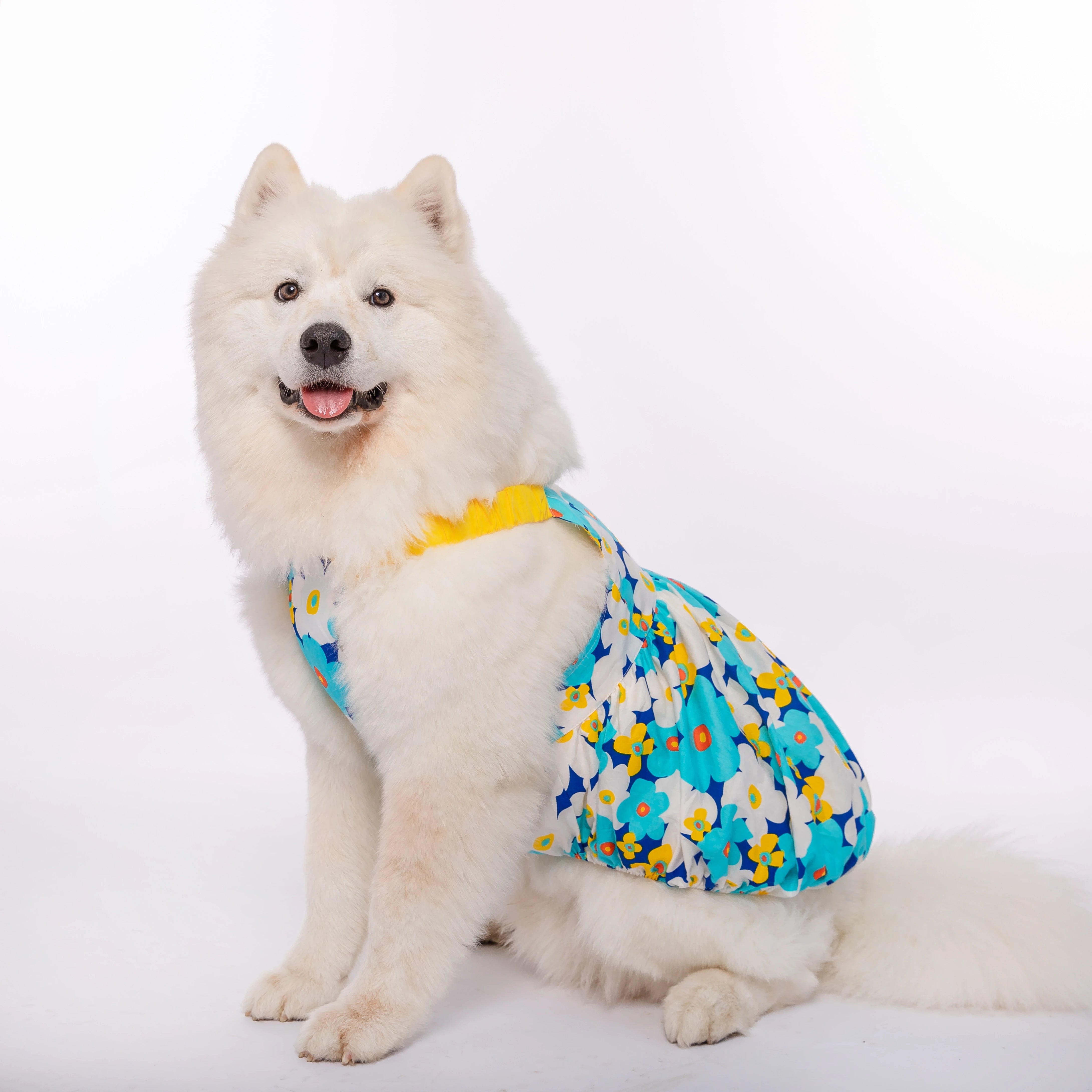 Soft Pet Dog Floral Dress - PeticaDeals