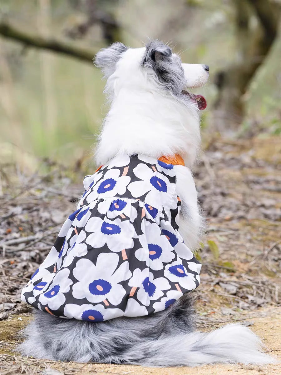 Soft Pet Dog Floral Dress - PeticaDeals