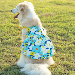 Soft Pet Dog Floral Dress - PeticaDeals