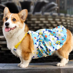 Soft Pet Dog Floral Dress - PeticaDeals