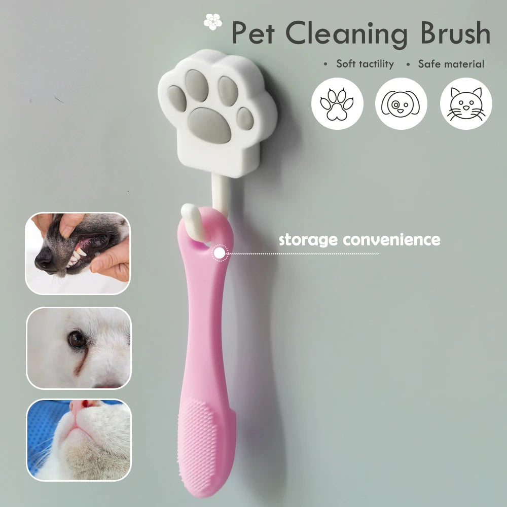 Soft Pet Finger Brush Dog Cat Cleaning - PeticaDeals