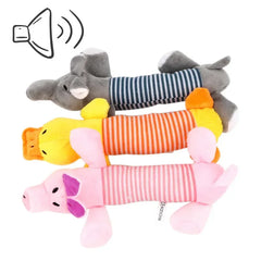 Sound Squeaky Toys Soft Plush Chew Molar - PeticaDeals