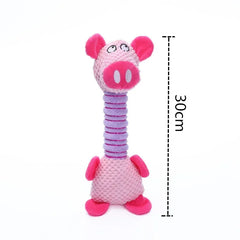 Sound Squeaky Toys Soft Plush Chew Molar - PeticaDeals