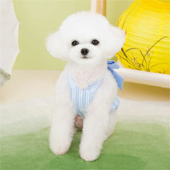 Spring Summer Dog Bowknot Dress - PeticaDeals