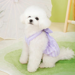 Spring Summer Dog Bowknot Dress - PeticaDeals