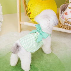 Spring Summer Dog Bowknot Dress - PeticaDeals